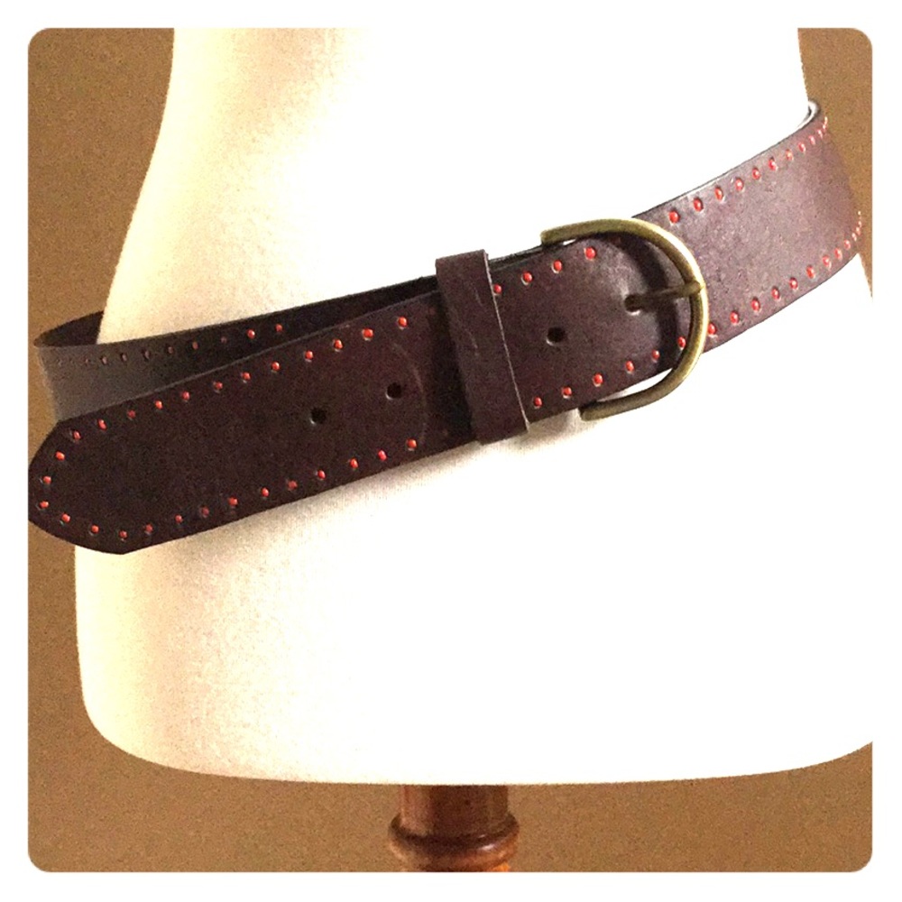 Coldwater Creek brown leather belt, size medium